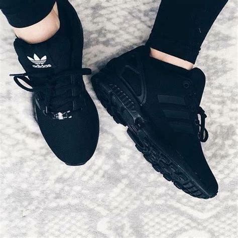 trendy black sneakers for women.